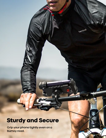 מחזיק טלפון על כידון לאופניים ואופנועים BM-02
