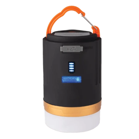 מנורת LED נטענת לקמפינג כולל שלט רחוק וטעינה חכמה דגם:DS Camp Pro