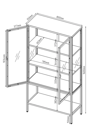 ויטרינה מעוצבת דגם:ARTON