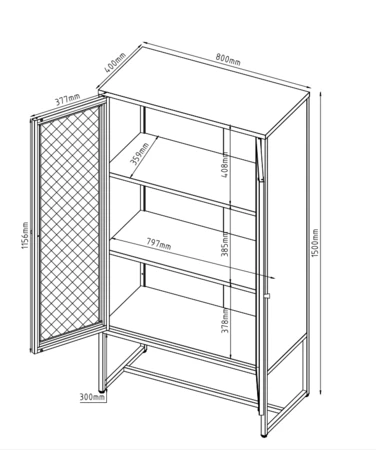 ויטרינה מעוצבת דגם: ALLURE