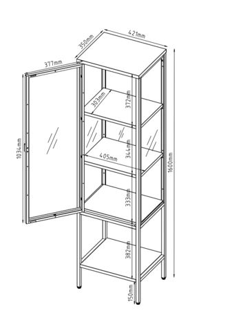 ויטרינה מעוצבת דגם:LIGNE