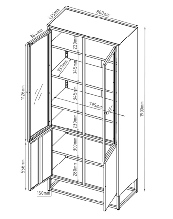 ויטרינה מעוצבת דגם: STIL