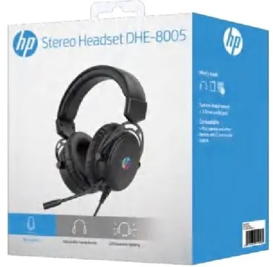 אוזניות HP סטריאו Over-Ear DHE-8005