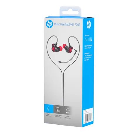 אוזניות ארגונומיות IN-Ear של HP דגם: DHE-7002