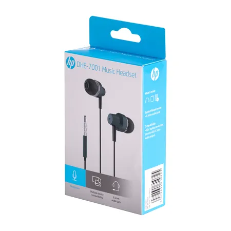 אוזניות HP IN-Ear עם מיקרופון DHE-7001