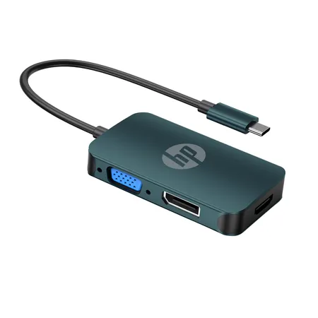 מתאם HP VGA/HDMI/DP בחיבור Type-C דגם:DHC-CT200