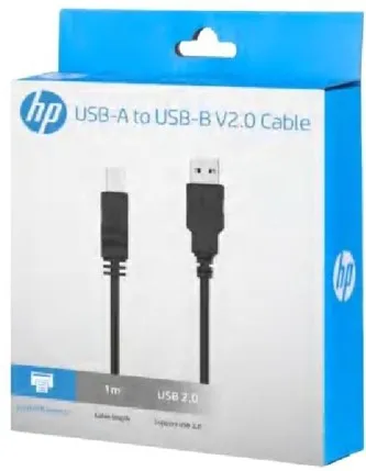 כבל מדפסת HP DHC-PT100 USB-A to USB-B V2.0