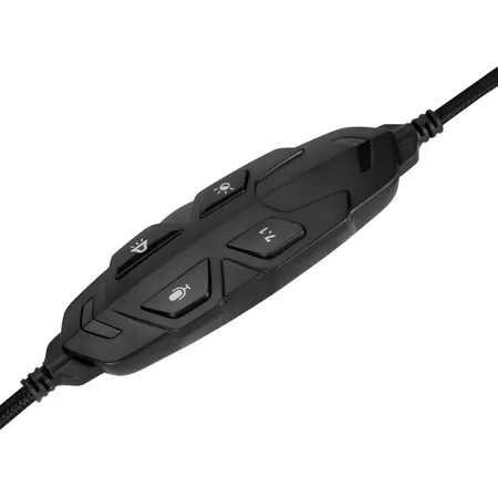 אוזניות Over-Ear USB7.1 with LED של HP דגם: DHE-8008U